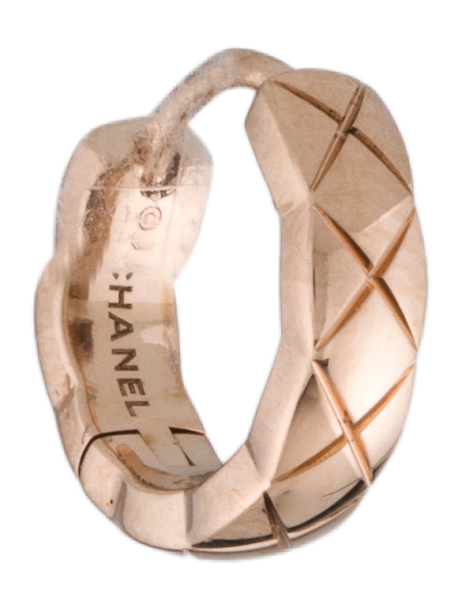 Chanel 18K Coco Crush Single Hoop Earring