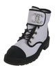 Chanel 2022 Interlocking CC Logo Combat Boots