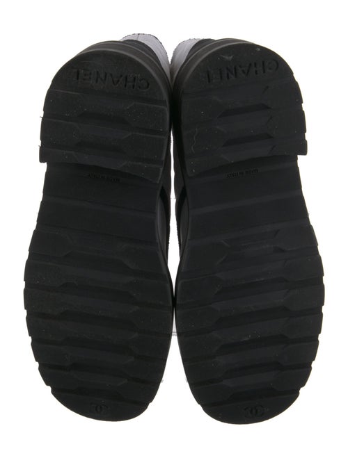 Chanel 2022 Interlocking CC Logo Combat Boots