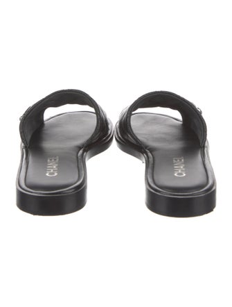 Chanel 2022 Interlocking CC Logo Slides