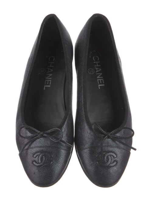Chanel 2019 Interlocking CC Logo Ballet Flats