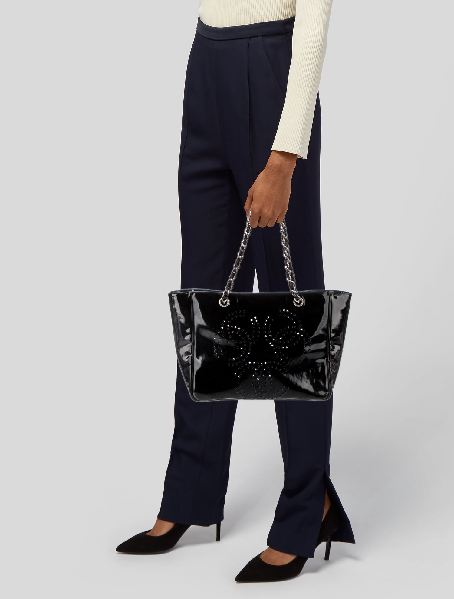 Chanel Perforated CC Tote