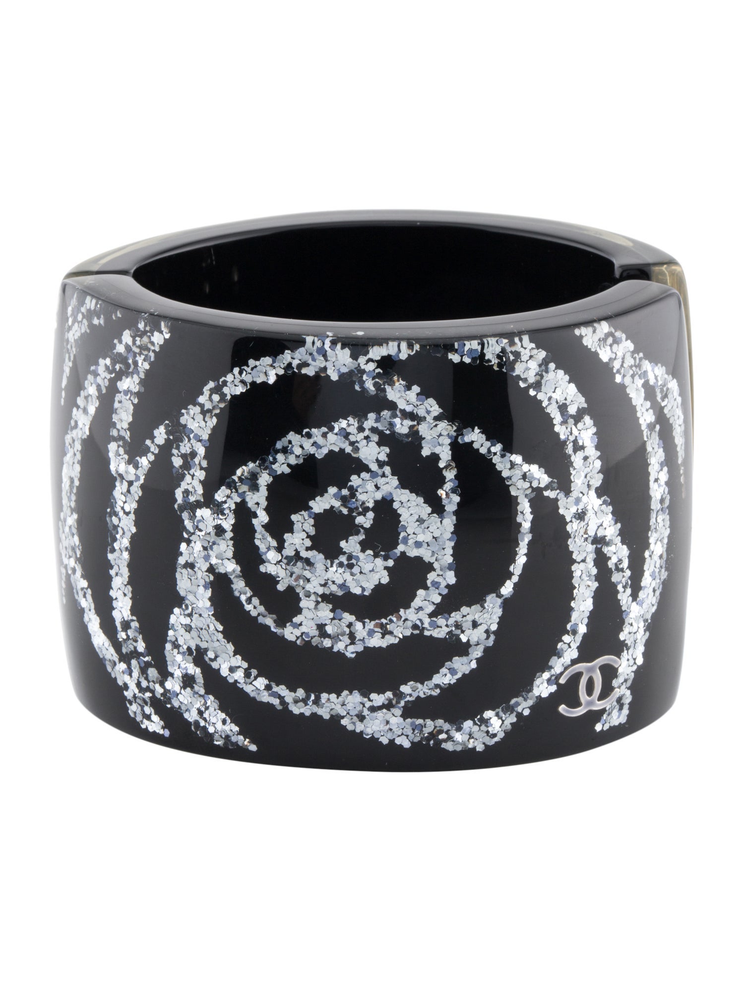 Chanel Resin CC Camellia Bracelet