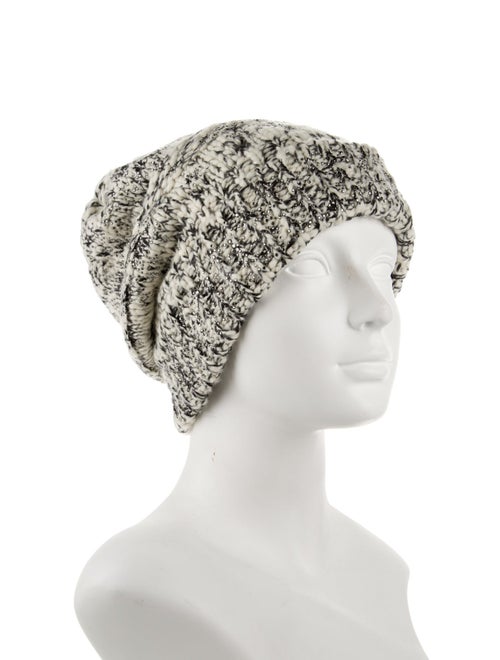 Chanel Crystal Embellished Knit Beanie