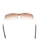 Chanel Interlocking CC Logo Shield Sunglasses