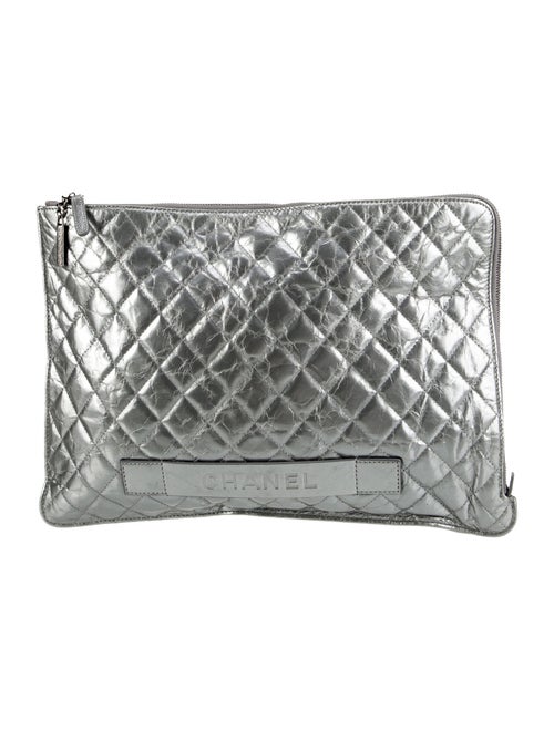Chanel Quilted CC Large Clutch