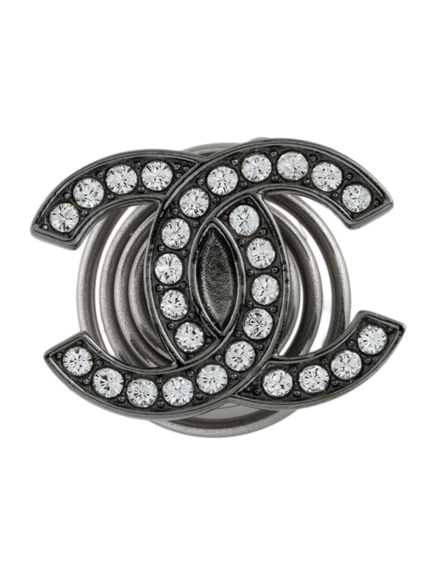 Chanel Crystal CC & Star Hair Charm