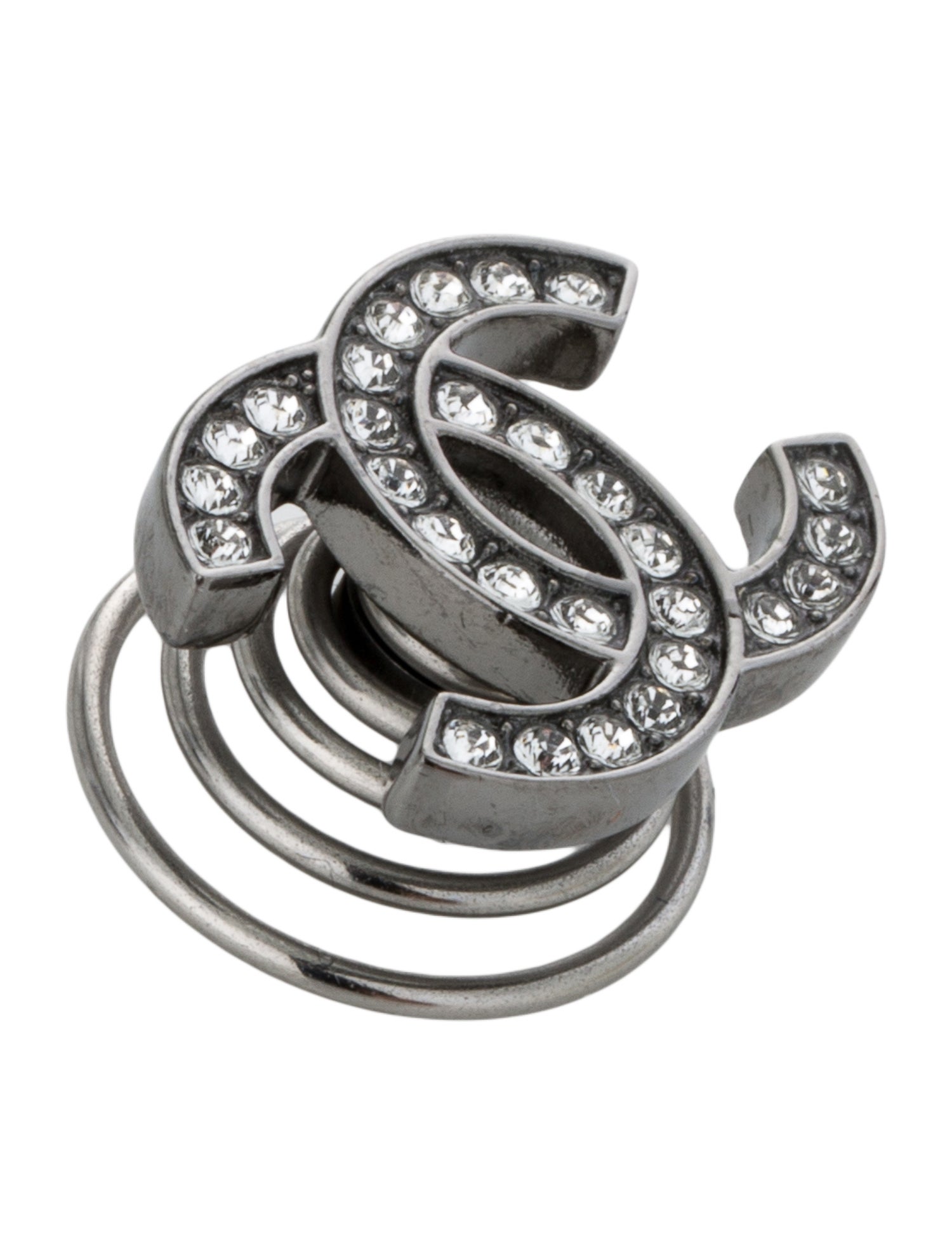 Chanel Crystal CC & Star Hair Charm