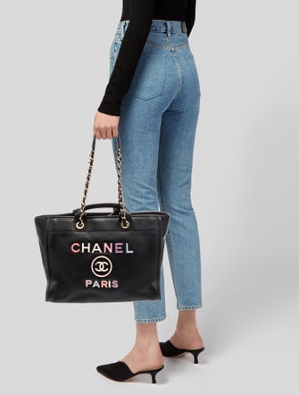 Chanel 2022 Medium Deauville Shopping Tote
