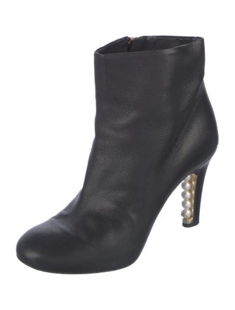 Chanel 2013 Interlocking CC Logo Boots