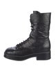Chanel 2022 Interlocking CC Logo Combat Boots