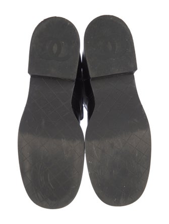 Chanel 2022 Interlocking CC Logo Combat Boots