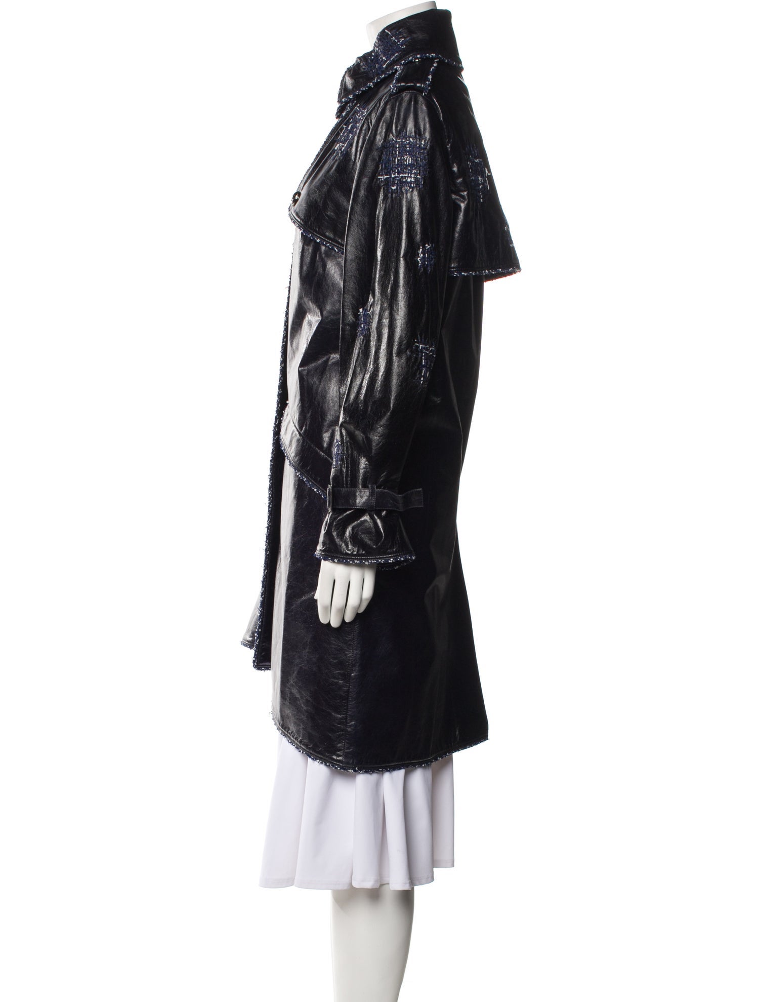 Chanel 2015 Leather Coat