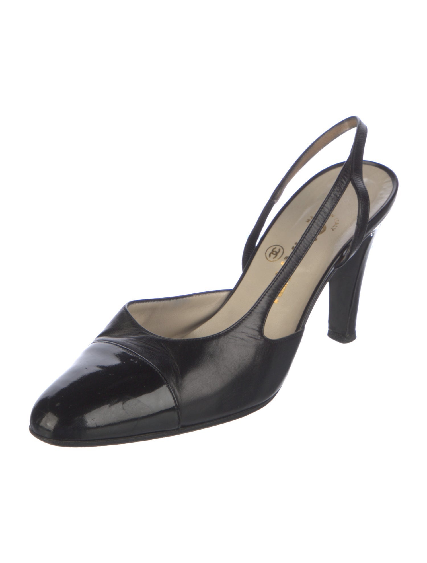 Chanel Vintage Calfskin Slingback Pumps