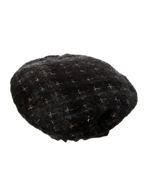 Chanel CC Tweed Beret
