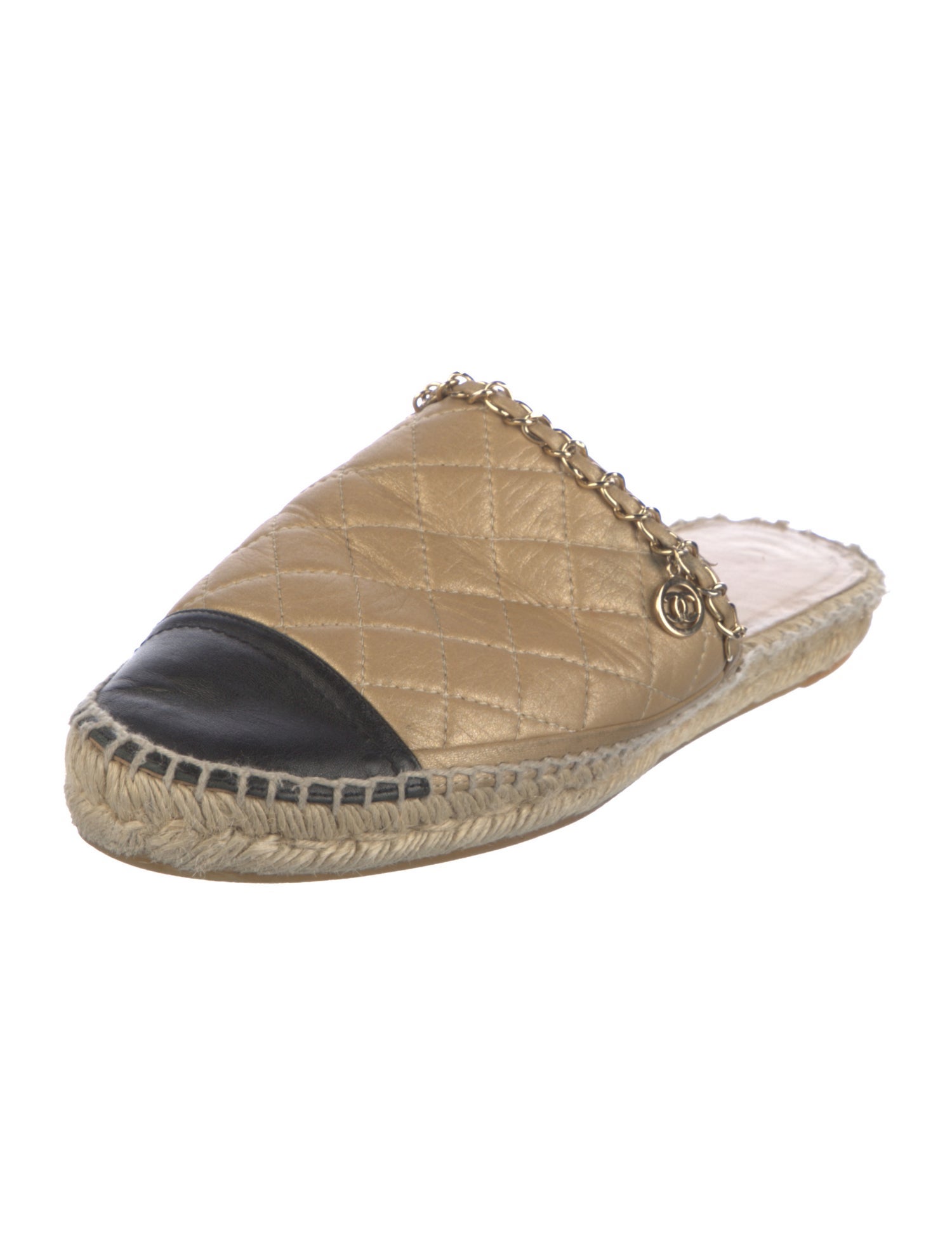 Chanel 2018 Interlocking CC Logo Espadrilles