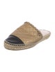 Chanel 2018 Interlocking CC Logo Espadrilles