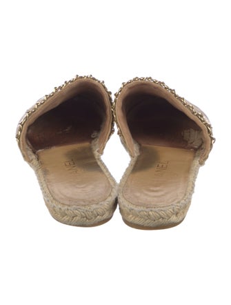 Chanel 2018 Interlocking CC Logo Espadrilles