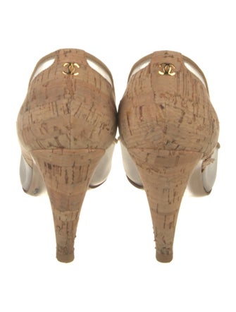 Chanel Interlocking CC Logo Mesh Pumps