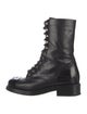 Chanel 2021 Interlocking CC Logo Combat Boots