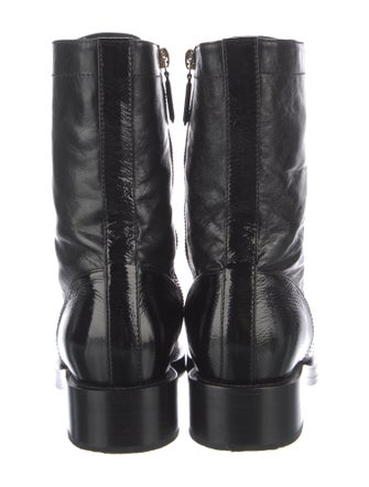 Chanel 2021 Interlocking CC Logo Combat Boots