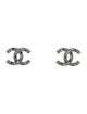 Chanel Strass CC Stud Earrings