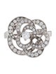 Chanel 18K Diamond Fil de Camélia Cocktail Ring