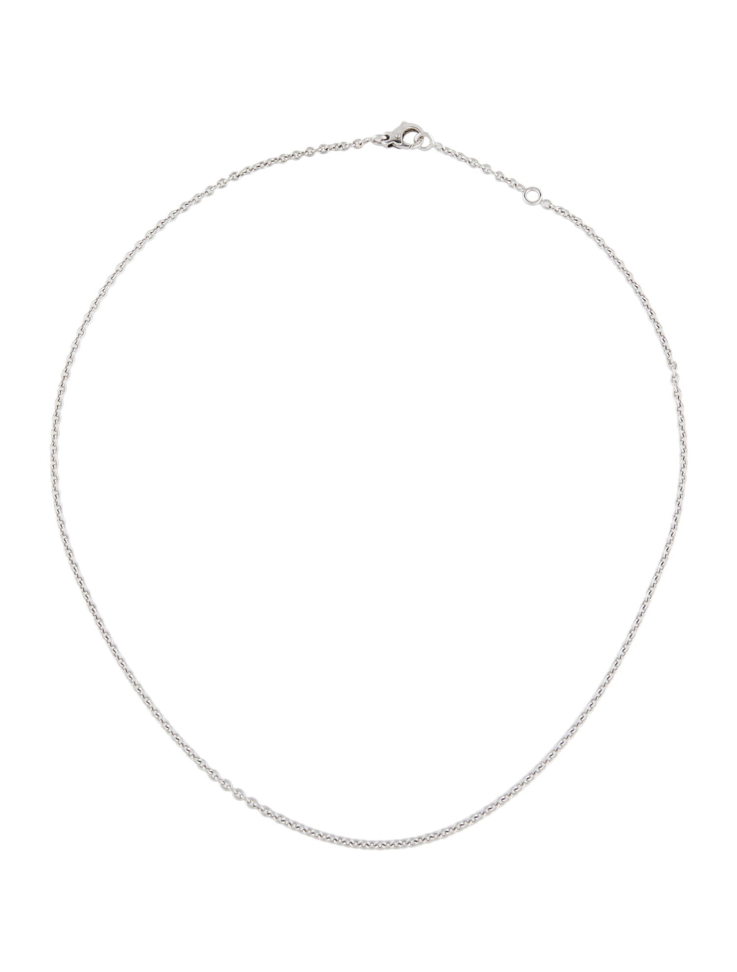 Chanel Vintage 18K Round Link Chain Necklace