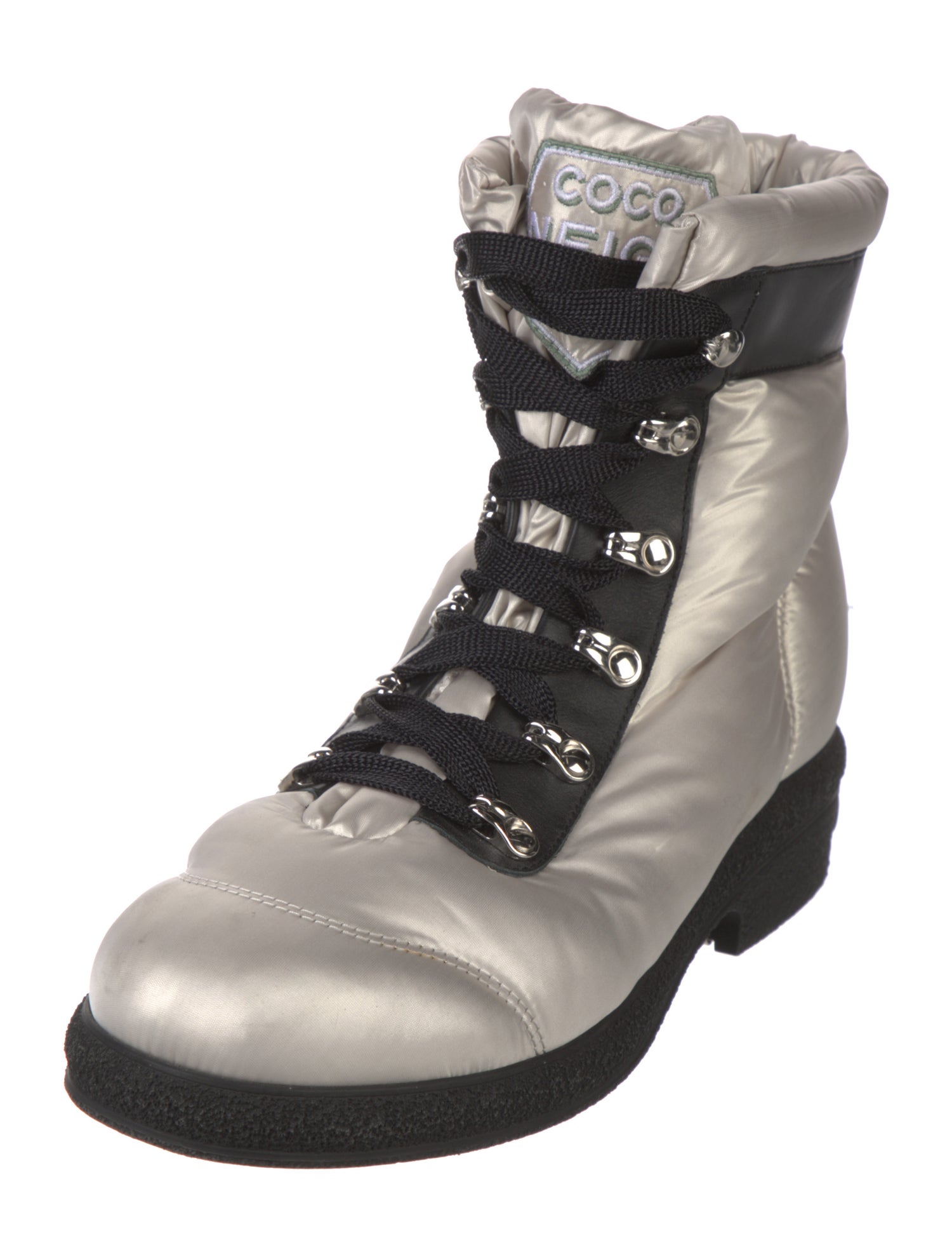 Chanel 2018 Coco Neige Combat Boots