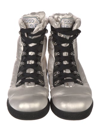 Chanel 2018 Coco Neige Combat Boots