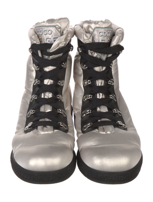 Chanel 2018 Coco Neige Combat Boots