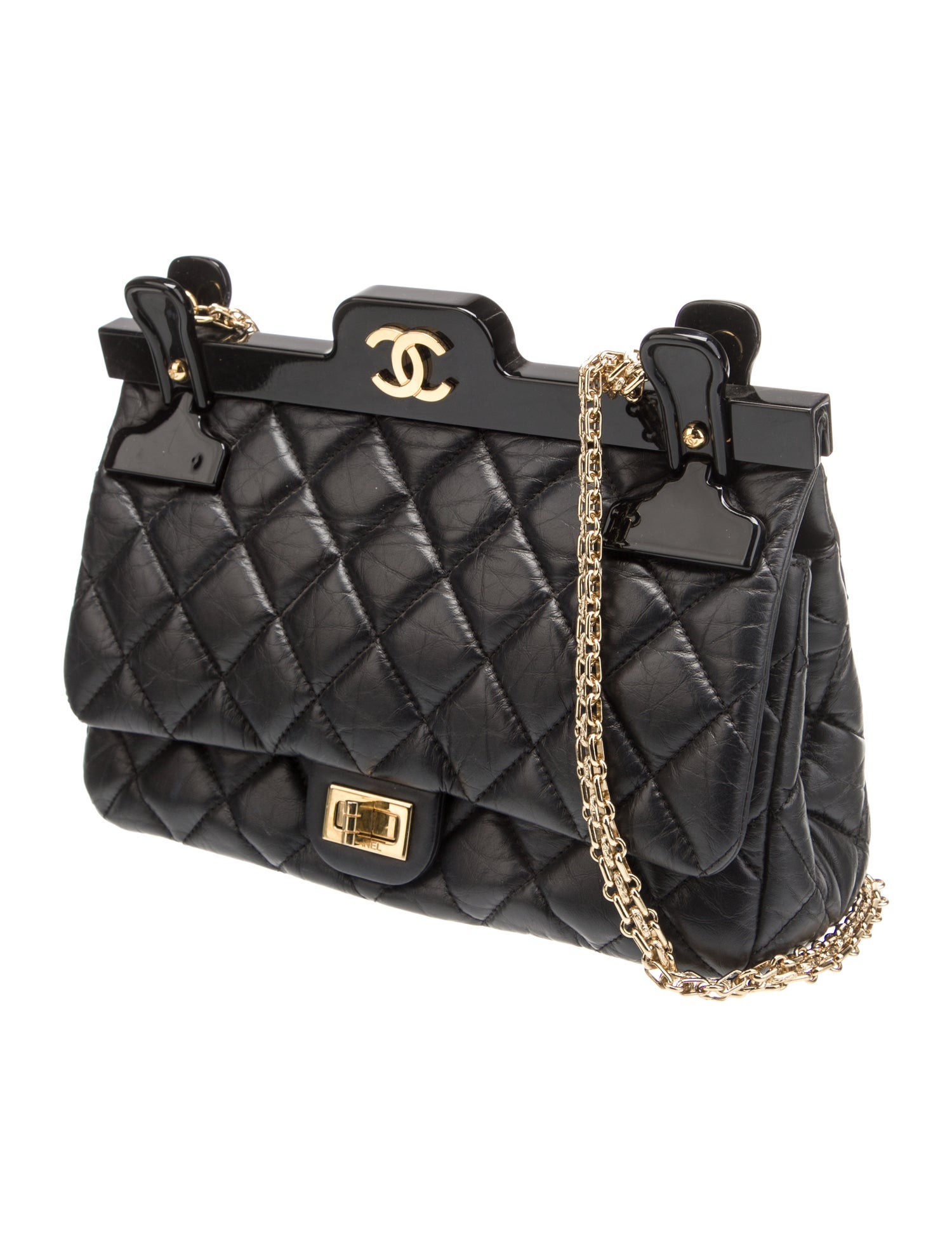 Chanel 2.55 Reissue Hanger Flap Bag - Black Shoulder Bags