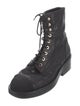 Chanel 2022 Interlocking CC Logo Combat Boots