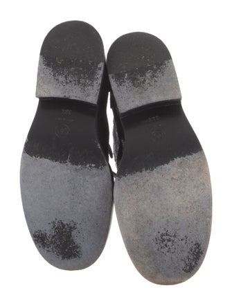 Chanel 2022 Interlocking CC Logo Combat Boots