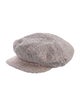 Chanel Tweed Newsboy Hat