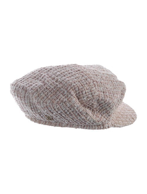 Chanel Tweed Newsboy Hat