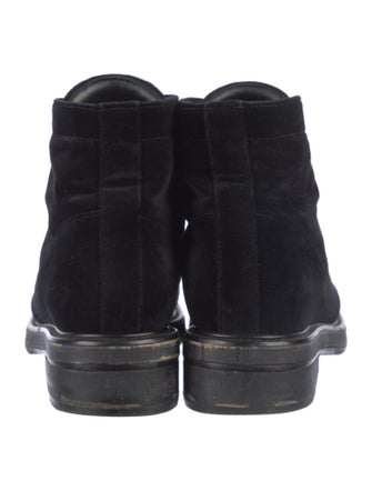 Chanel 2019 Interlocking CC Logo Combat Boots