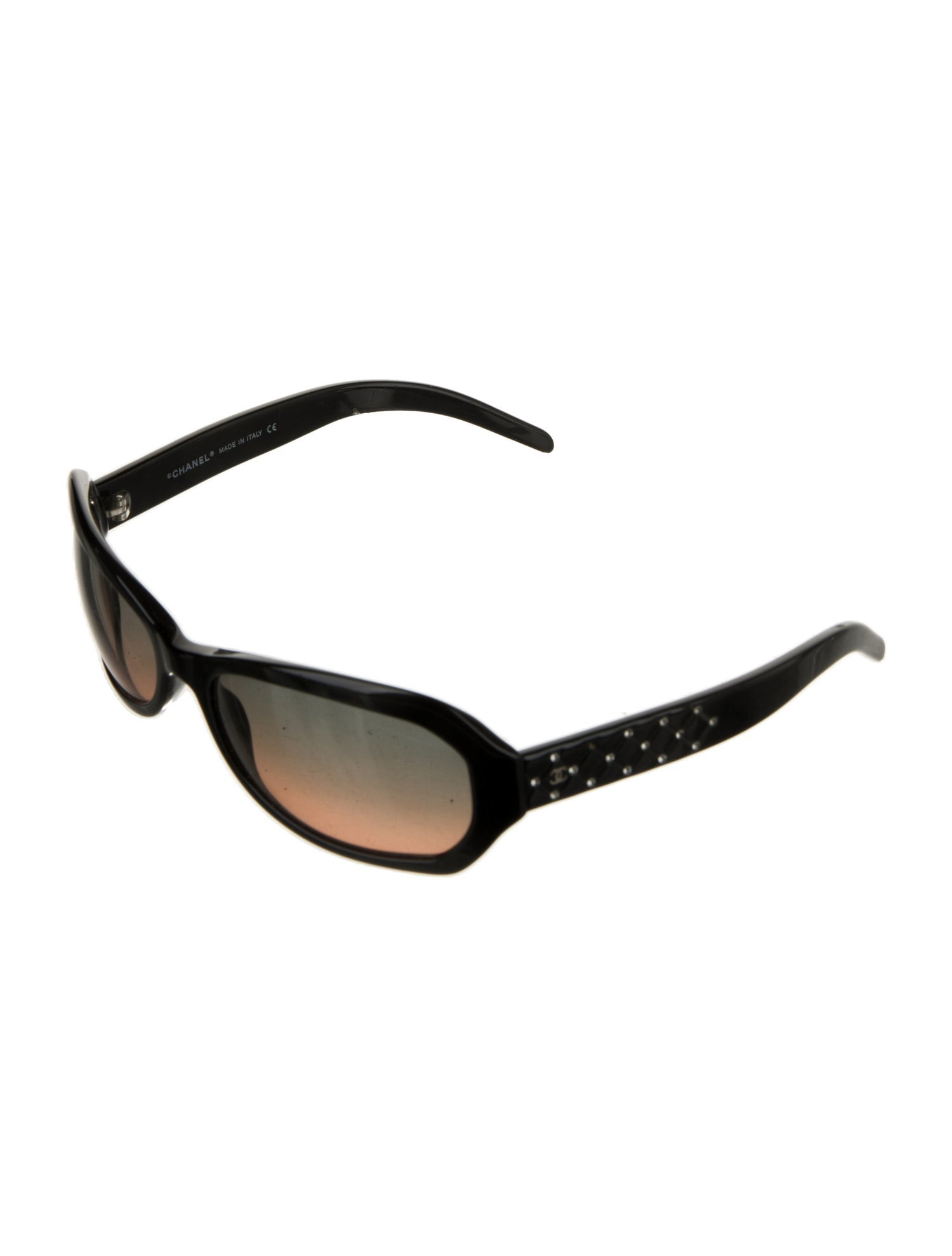 Chanel Interlocking CC Logo Shield Sunglasses