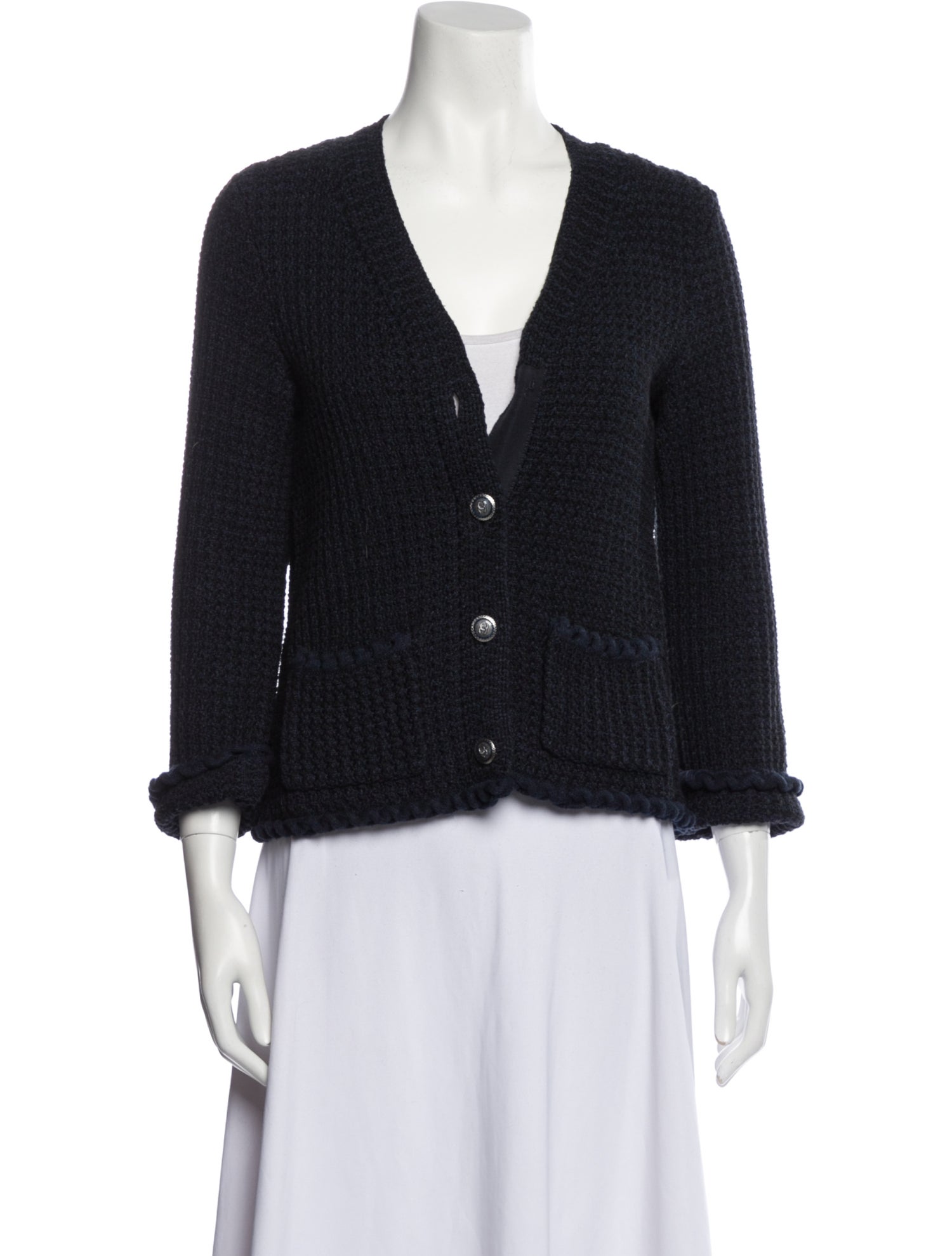 Chanel 2012 V-Neck Sweater