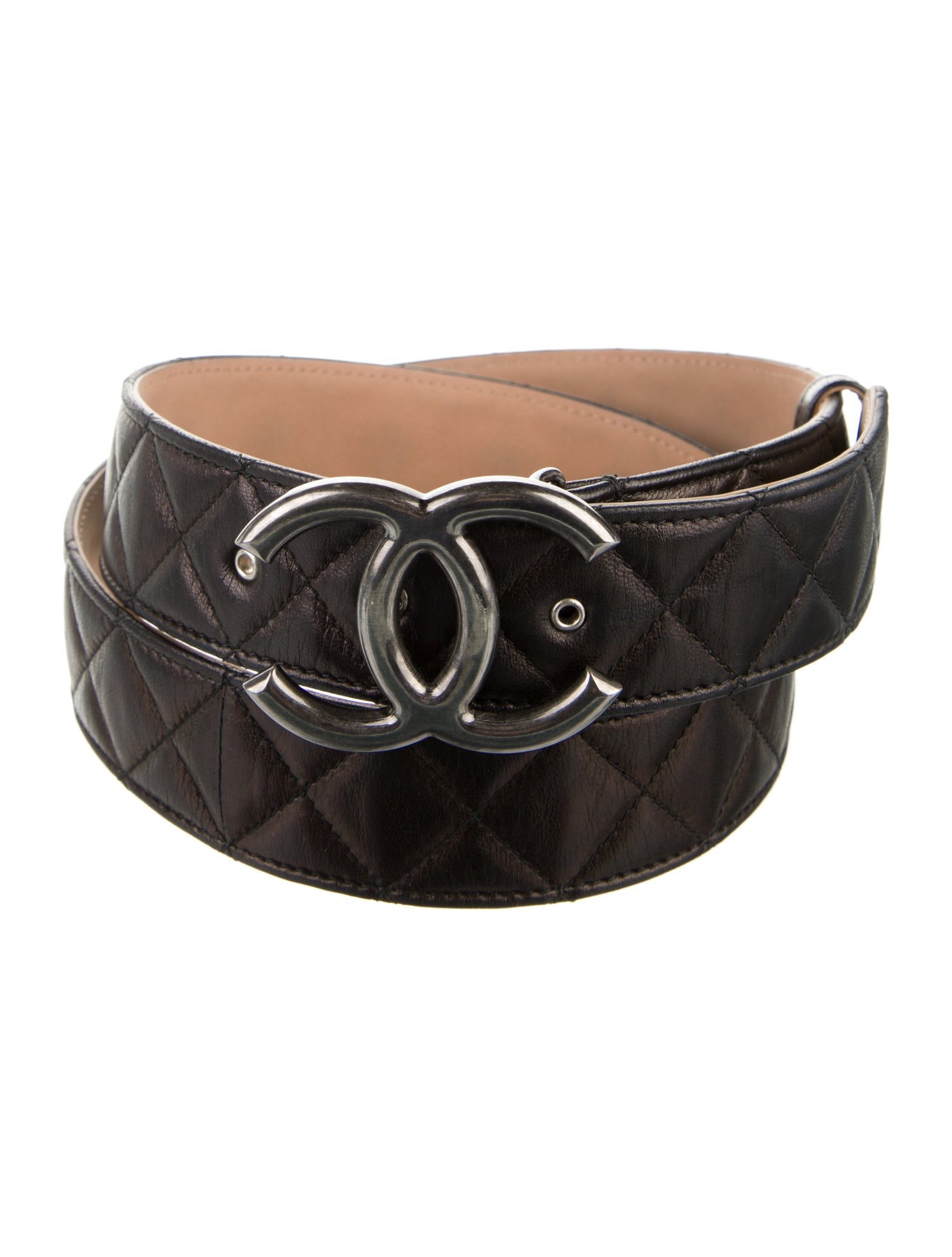 Chanel 2011 Interlocking CC Logo Belt - Black Belts