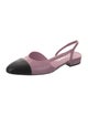 Chanel 2024 Interlocking CC Logo Slingback Flats