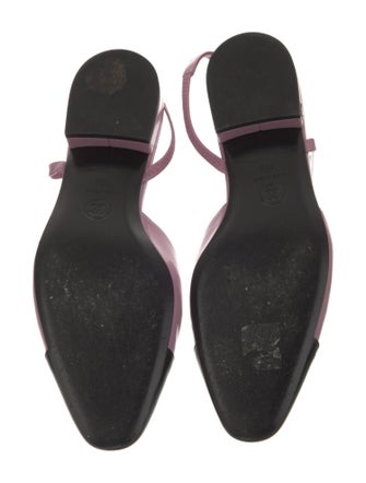 Chanel 2024 Interlocking CC Logo Slingback Flats