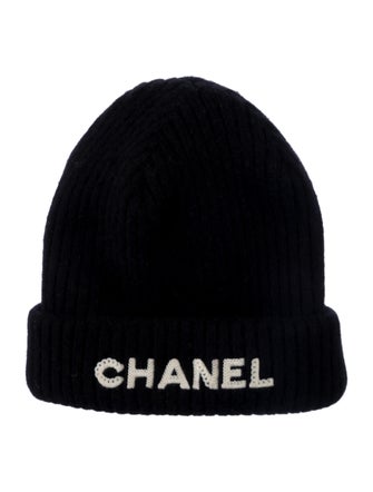 Chanel 2022 Cashmere Sequin Beanie
