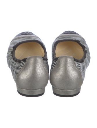 Chanel Interlocking CC Logo Ballet Flats