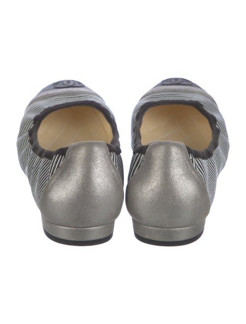 Chanel Interlocking CC Logo Ballet Flats