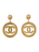 Chanel Vintage CC Drop Earrings