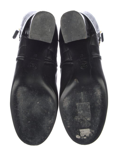 Chanel 2017 Interlocking CC Logo Combat Boots