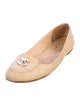 Chanel 2011 Interlocking CC Logo Ballet Flats