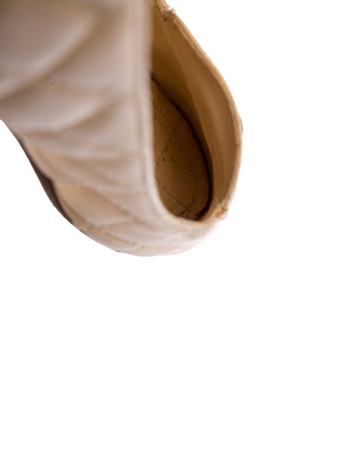 Chanel 2011 Interlocking CC Logo Ballet Flats