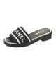 Chanel 2021 Interlocking CC Logo Slides